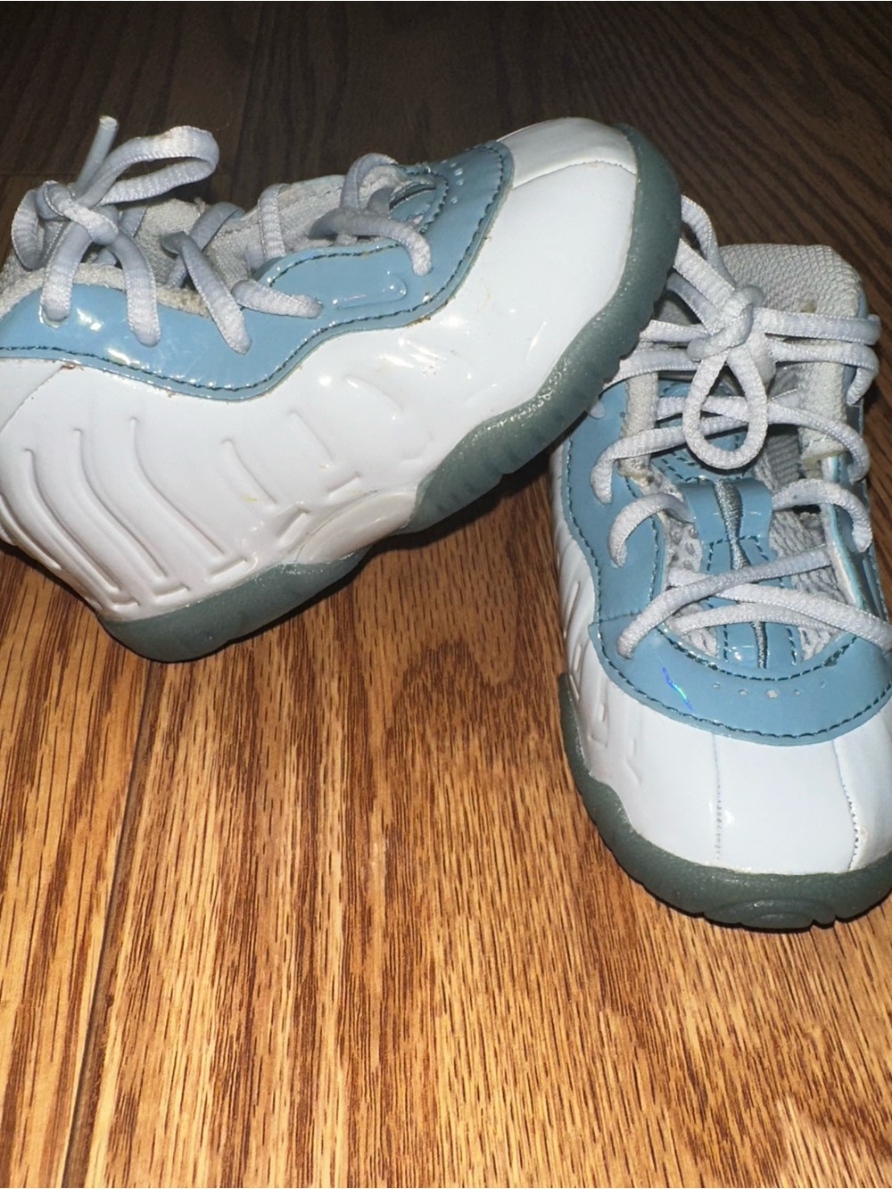 Infant Nike Little Posite One TD 'Aura Worn Blue